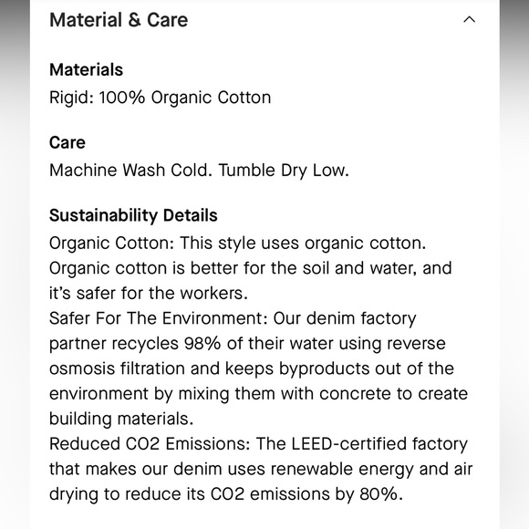 NWT Everlane The Relaxed Straight Organic Jean size 29 - Picture 13 of 16